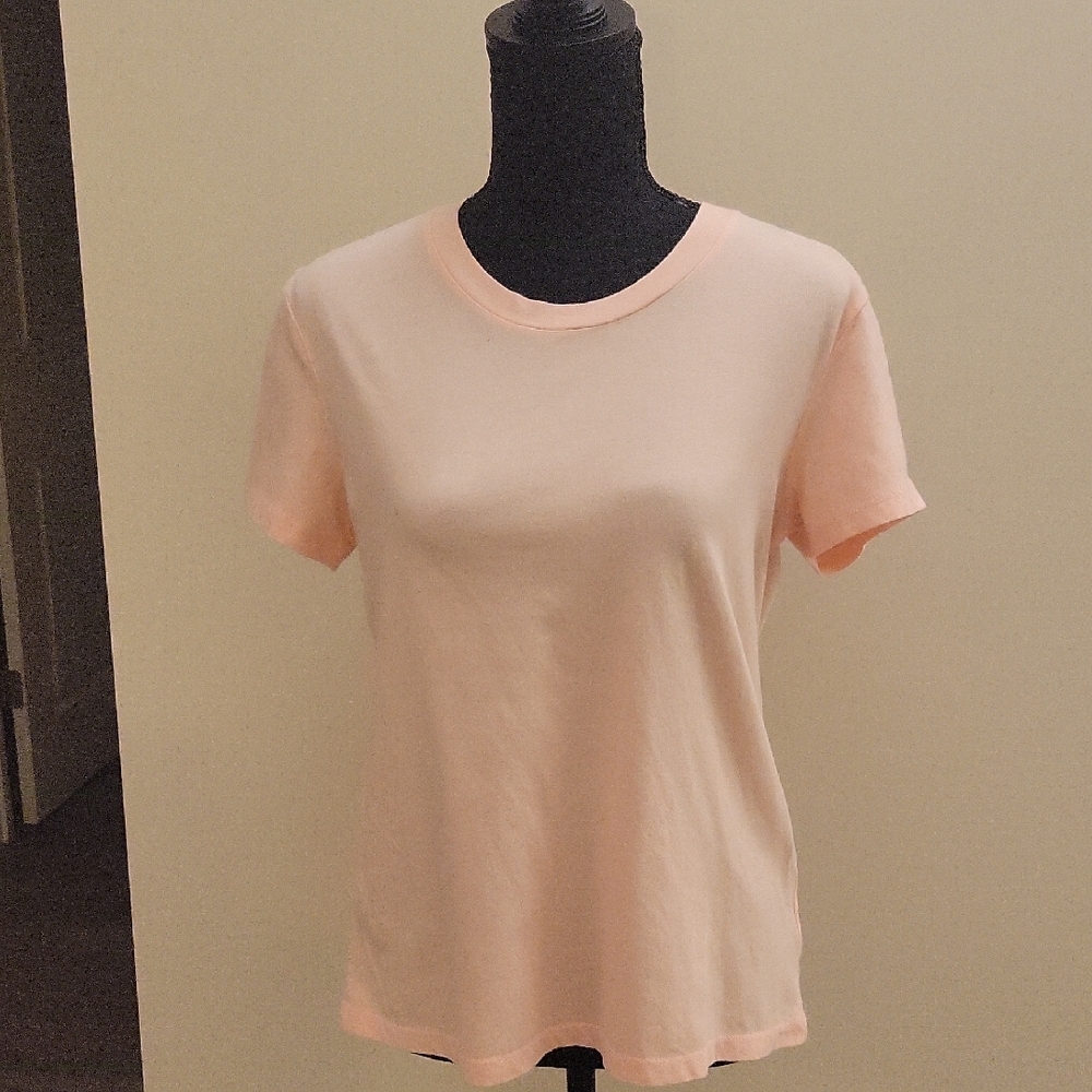 James Perse Light Peach Short Sleeve Tee